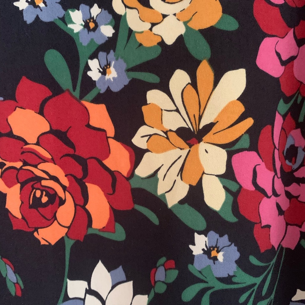 🦋 Fleur Bleue Floral Print Shift Dress size 12 - Picture 3 of 9